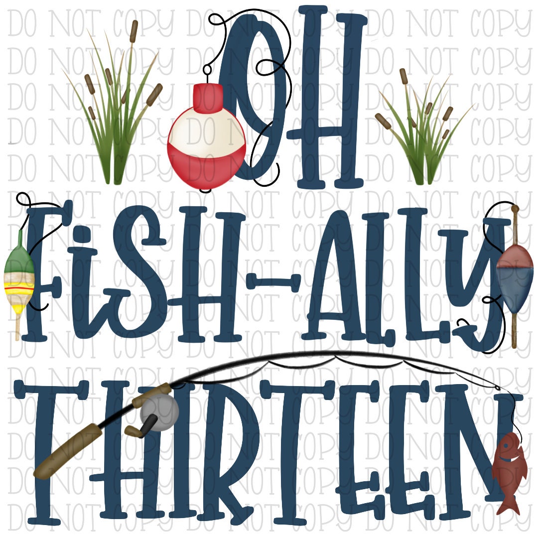 Oh Fishally Thirteen Fishing Lures Teenager Kids Birthday Party