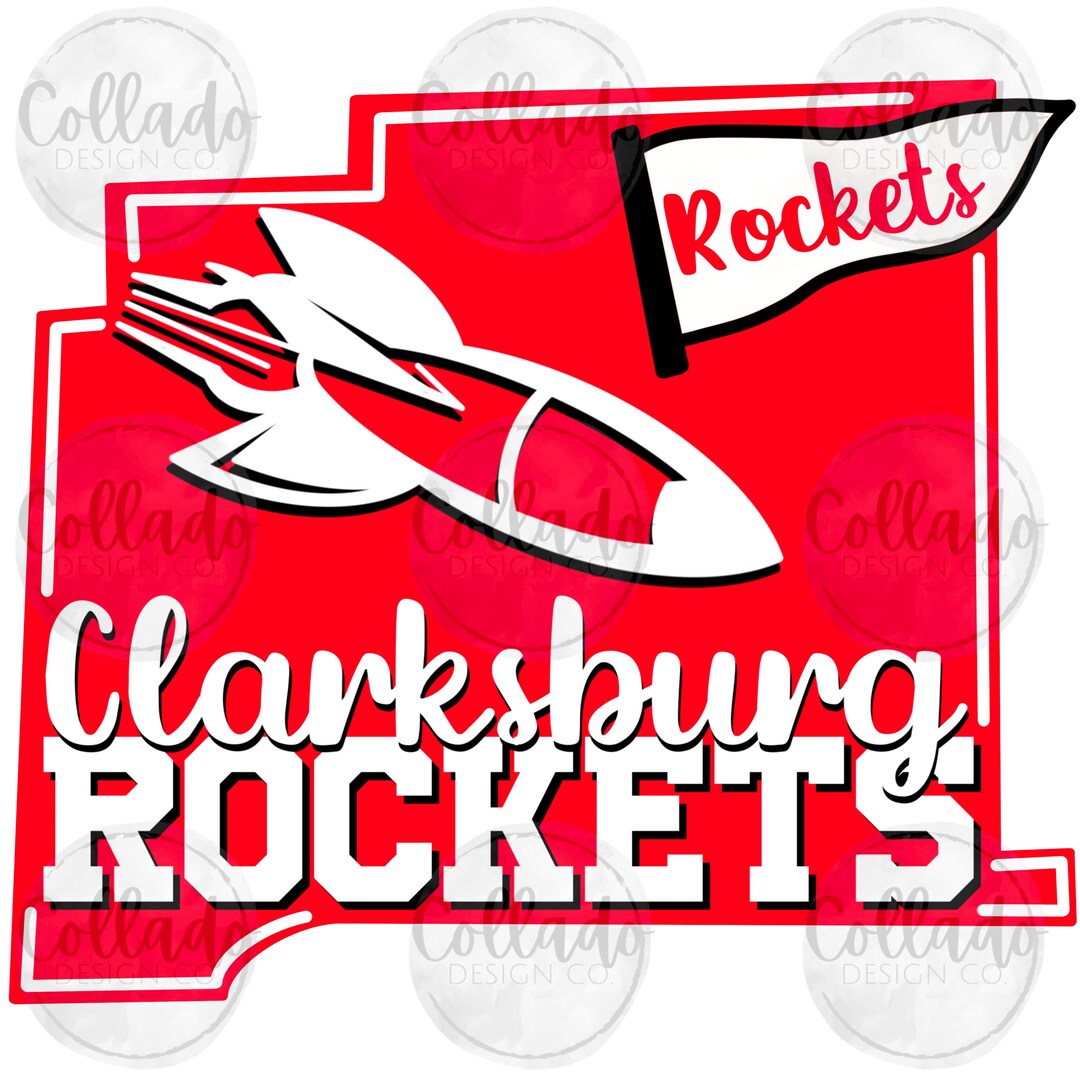 Tennesee Rockets Clarksburg Rockets PNG: Carroll County Tennessee School Sports Team ...