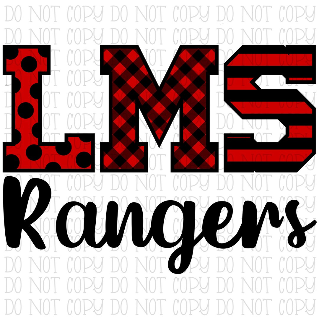 LMS Lenore Rangers West Virginia School Sports Team Red and Black