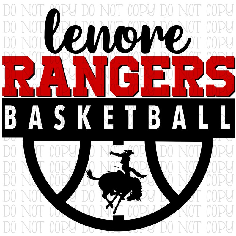 Lenore Rangers Basketball West Virginia School Sports Team Red Etsy
