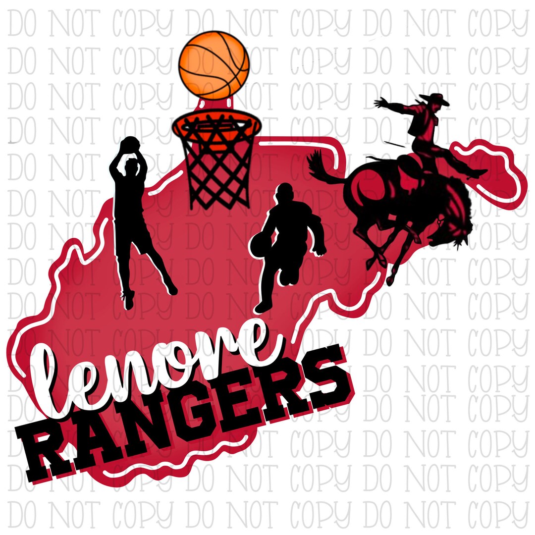 Lenore Rangers Basketball West Virginia School Sports Team Red Etsy