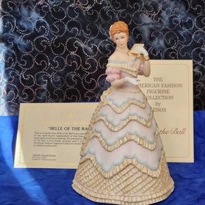 Lenox American Fashion Figurine Bell of the Ball with Certificate of Authenticity