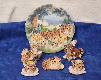 Miniature Tiger Tea Set