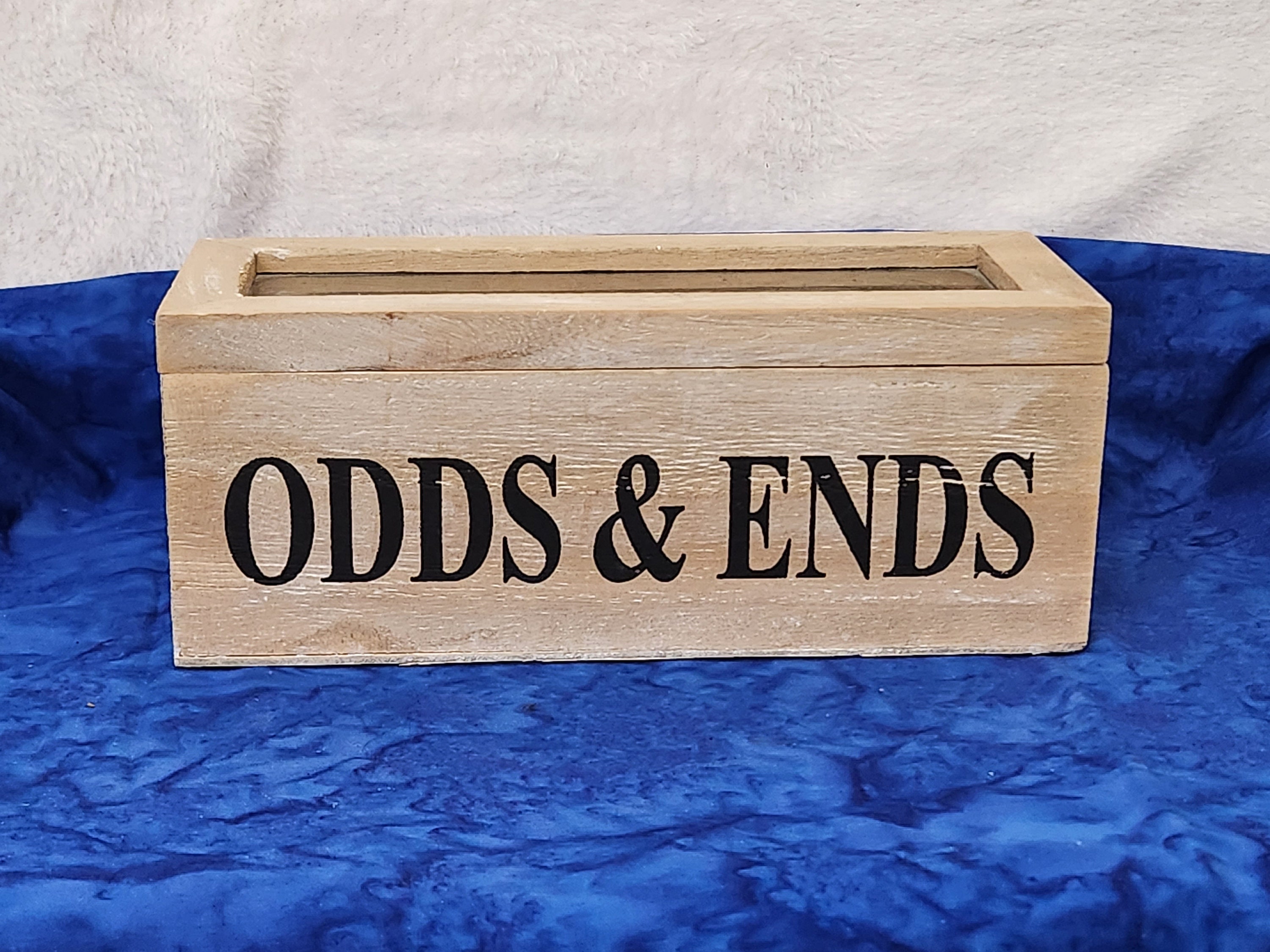 Acrylic and Gold Odds & Ends Box (Large) — OfficeGoods