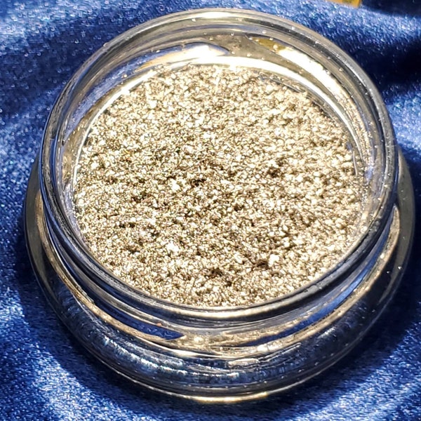 Pure Platinum Powder REGULAR .2g - Hand-ground in glass jar : Element # Pt 78 (99.999%)