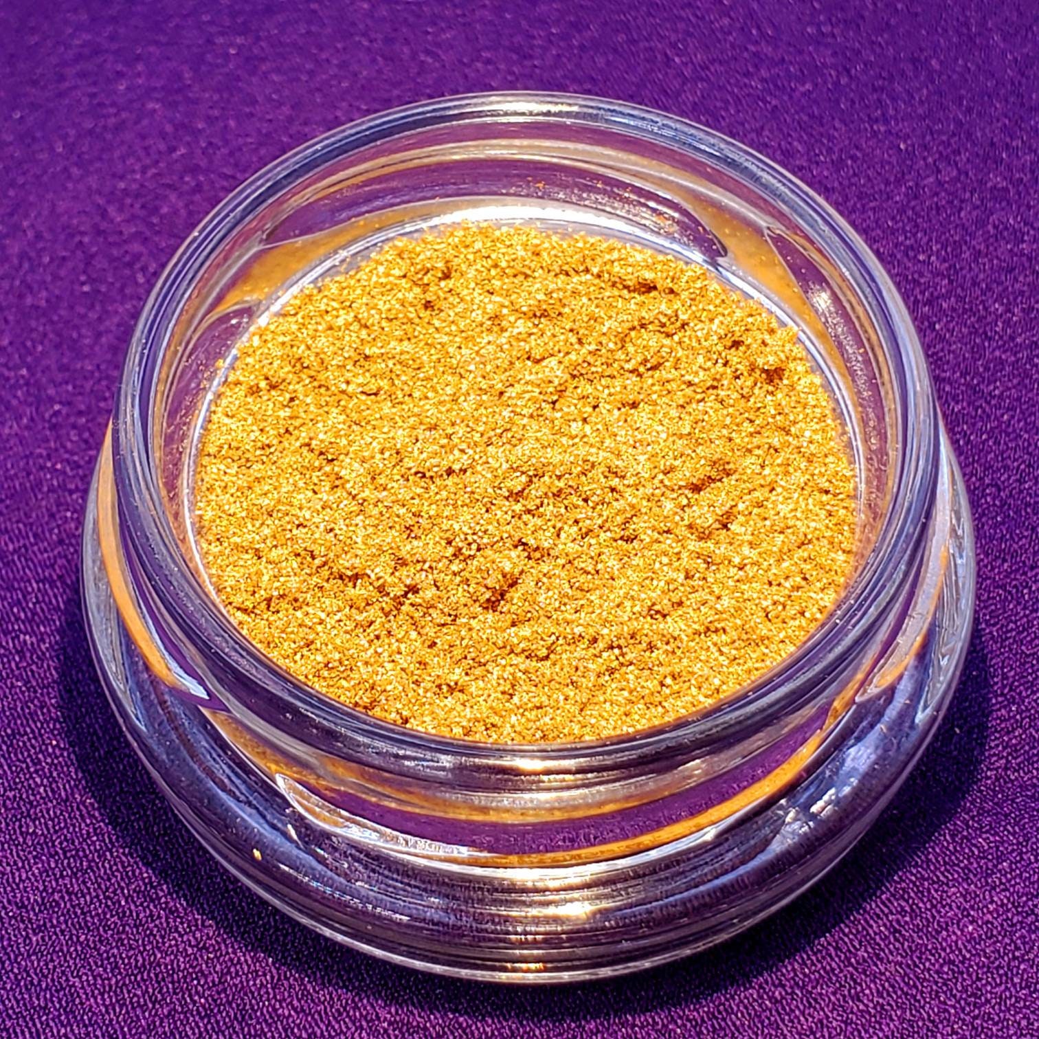 Pure 24k Gold Powder 5g FINE Hand-ground in Glass Jar : Element Au