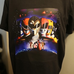 vintage 90s mighty morphin power rangers t shirt unisex