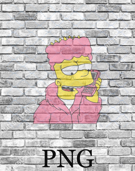 Bart Simpson Camron Killa Bart Killa Cam Pink Png Download | Etsy