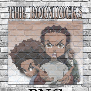 huey riley the boondocks png sublimaton for t shirt , mug etc