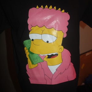camron killa bart pink killa cam bart simpson t shirt unisex