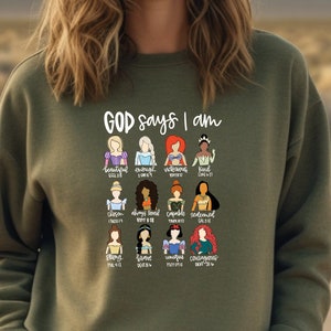 God Says I Am Sweatshirt, Princess Sweatshirt, Trip Sweatshirt, Trip Hoodie, God Says I Am Hoodie