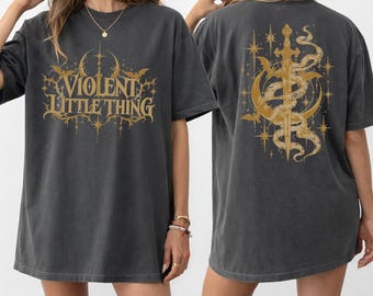 Violent Little Thing Shirt, Dragon Rider Tee, Comfort Colors Empyrean Series Tshirt, rur8645