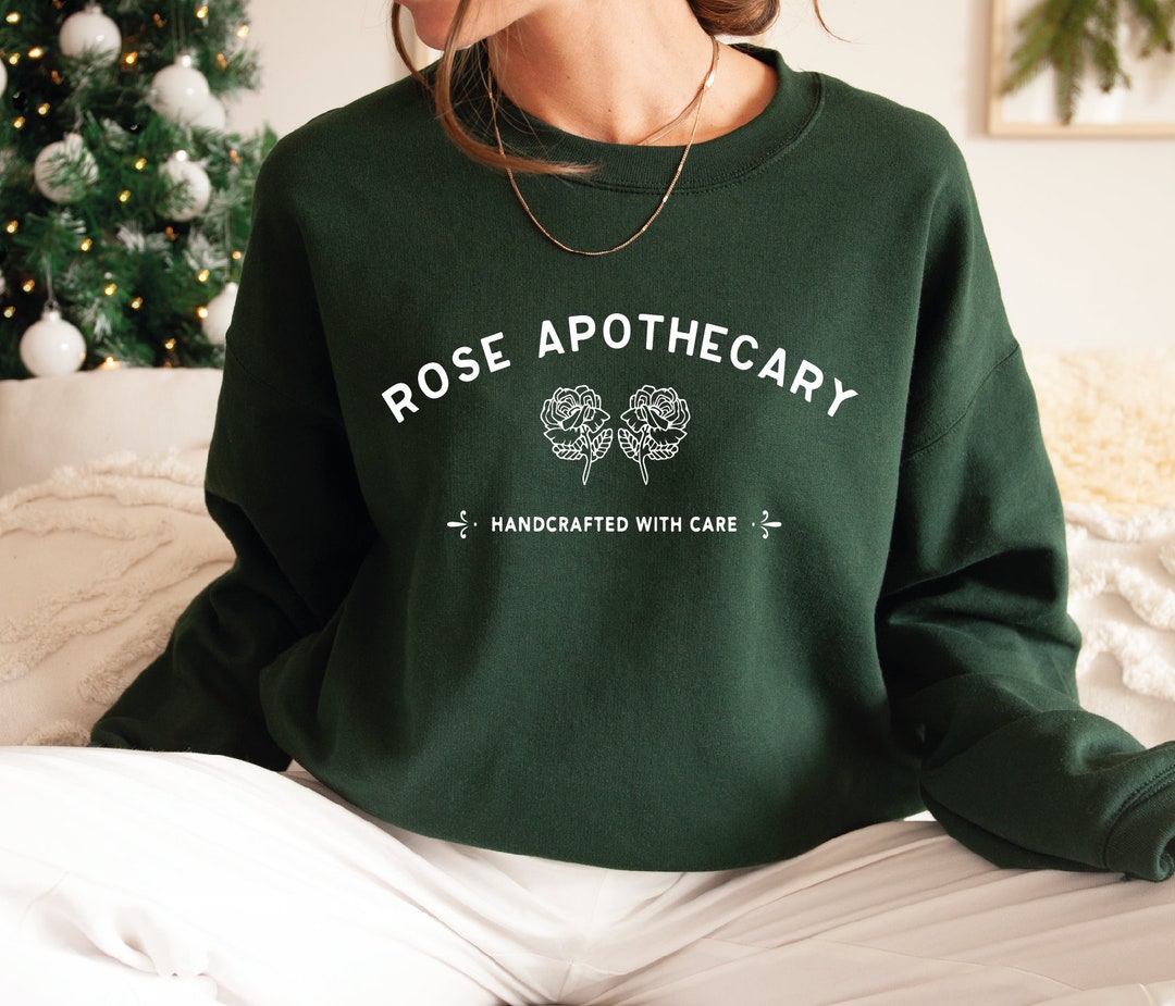 Rose Apothecary Sweatshirt Locally Sourced Hand Crafted With - Etsy