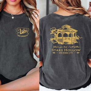 Stars Hallow Lukes Comfort Colors Shirt Adult Unisex