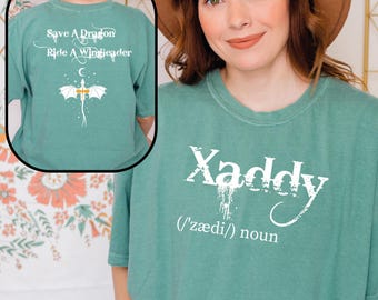 Xaddy Xaden Riorson Shirt, Empyrean Series, Violet Sorrengail Fantasy Bookish Unisex T-Shirt Sweater Hoodie