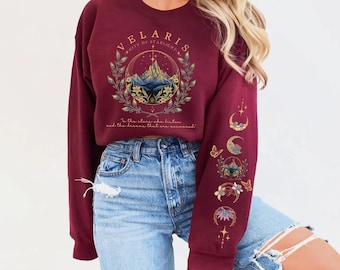 Comfort Colors Court of Thorns and Roses Velaris Shirt, Night Court Dreams Tee, Sarah J Maas Merch,rur412