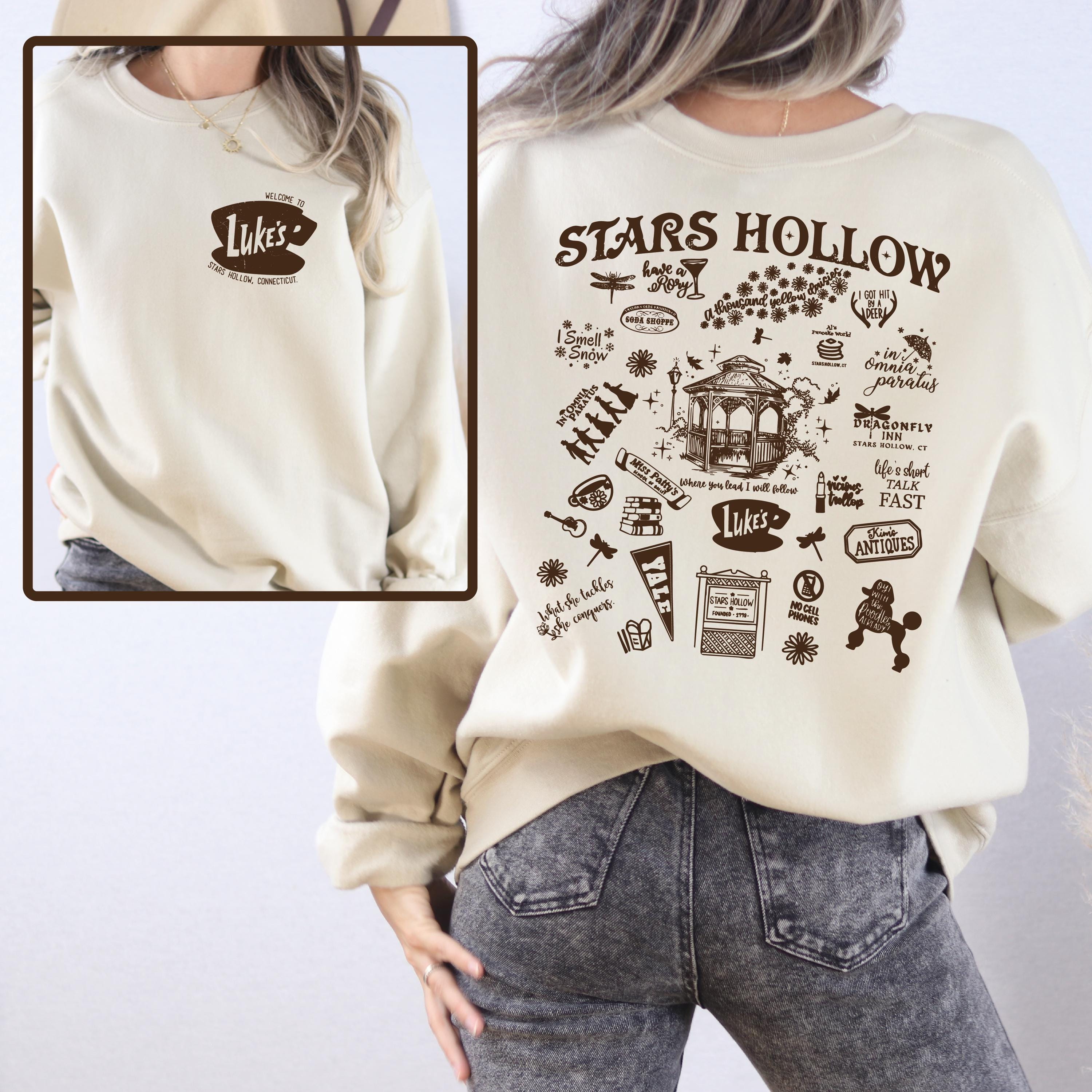 Autumn Fall Gift Stars Hallow Lukes Sweatshirt Shirt Hoodies Adult