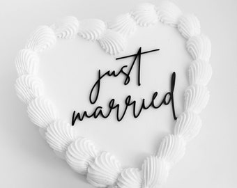 Mini Acrylic Cake Topper | Vintage Heart Cake Topper | Mini Cake Toppers | Flat Lay Words | Heart Cake Charm | Zodiac Cake Topper