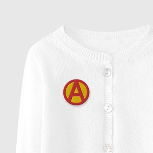 Patch: 2.5 inch - Ash Red A - Mr Fox - Wes Anderson Inspired Gift Idea P