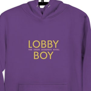 Unisex Hoodie - LOBBY BOY - The Grand Budapest Hotel