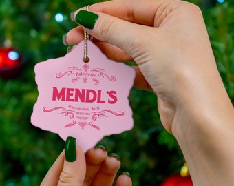 Ceramic Ornament: Mendl's Bakery - Grand Budapest Hotel - Wes Anderson Inspired