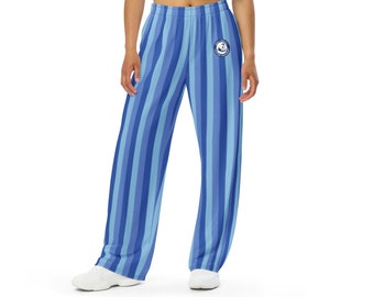 unisex wide-leg pants: Team Zissou - Master Frogman - Life Aquatic - Wes Anderson