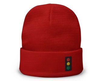 HAT: Team Zissou Hat Beanie Stop Light Knit Cap Cuffed Cosplay - The Life Aquatic