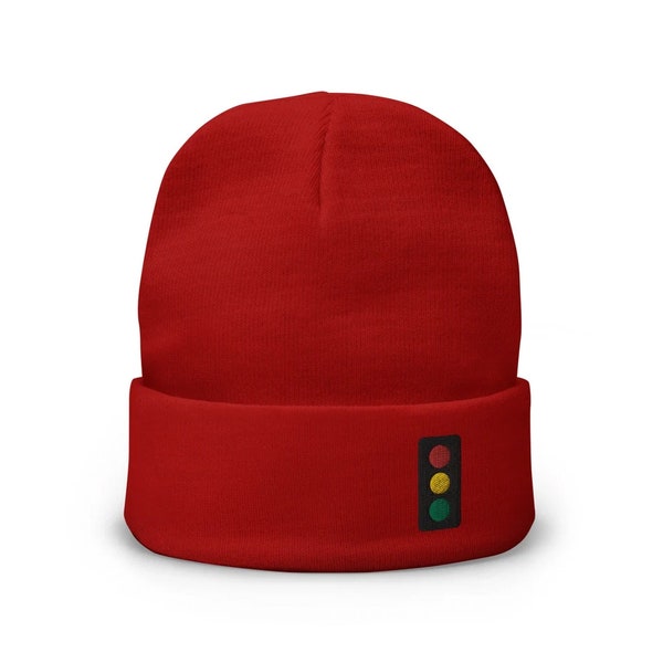 HAT: Team Zissou Hat Beanie Stop Light Knit Cap Cuffed Cosplay - The Life Aquatic