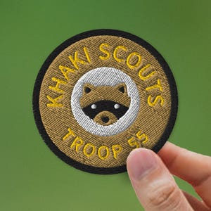 PATCH: Khaki Scout - Troop 55 - Moonrise Kingdom - Wes Anderson Inspired - Costume Gift