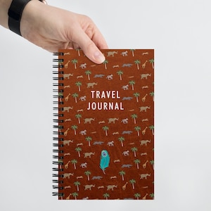 Spiral notebook: Darjeeling Limited Inspired Travel Journal - Wes Anderson