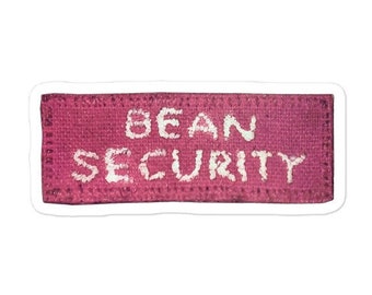 Decal: Bean Security Patch - Inspired by Fantastic Mr Fox - wes Anderson