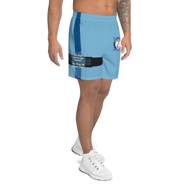 Men's Athletic Long Shorts: Do Interns Get Glocks...No They Have To Share - Steve Zissou
