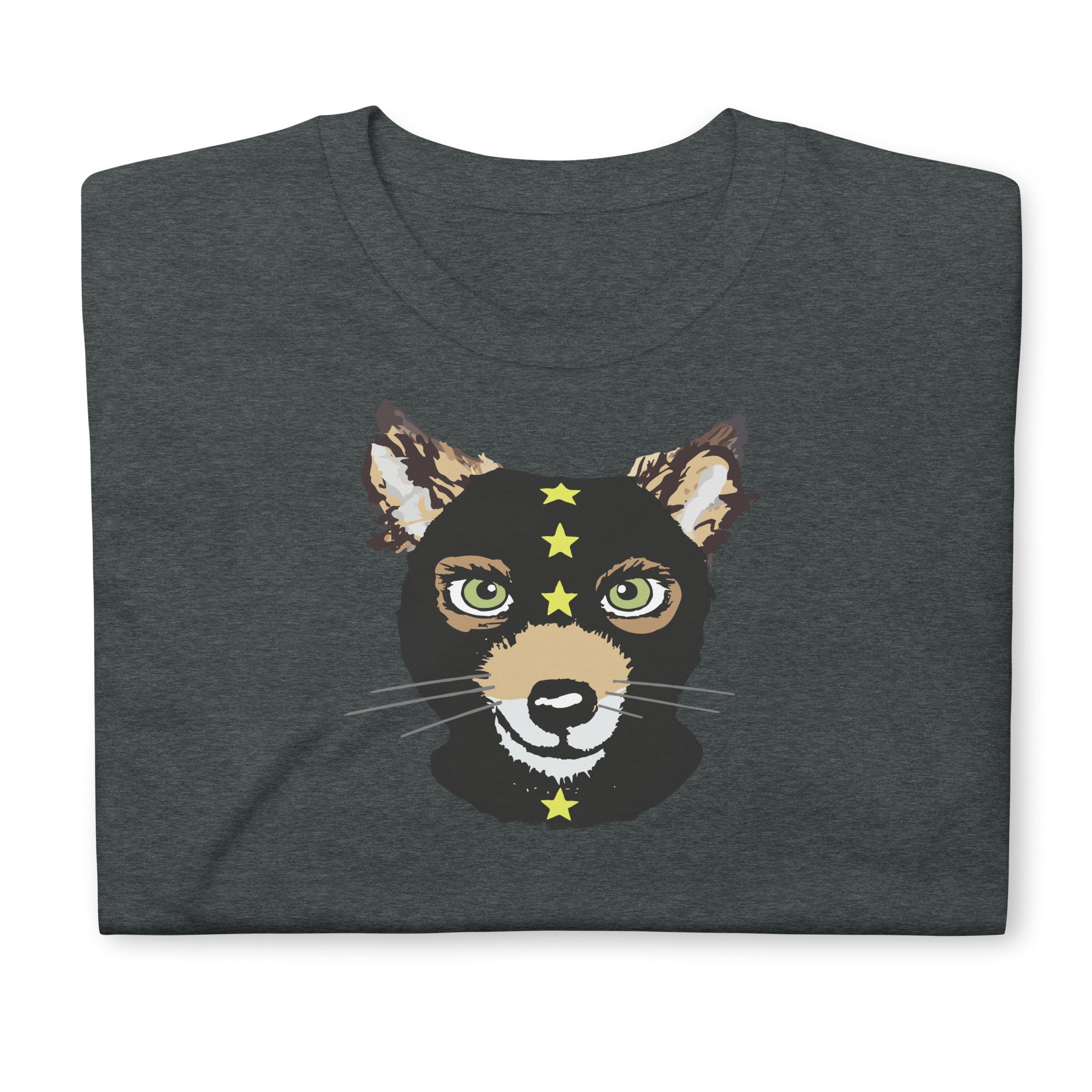 Unisex T-Shirt: Ash Mr Fox - Be Impulsive and a bit stubborn - Wes Anderson Inspired