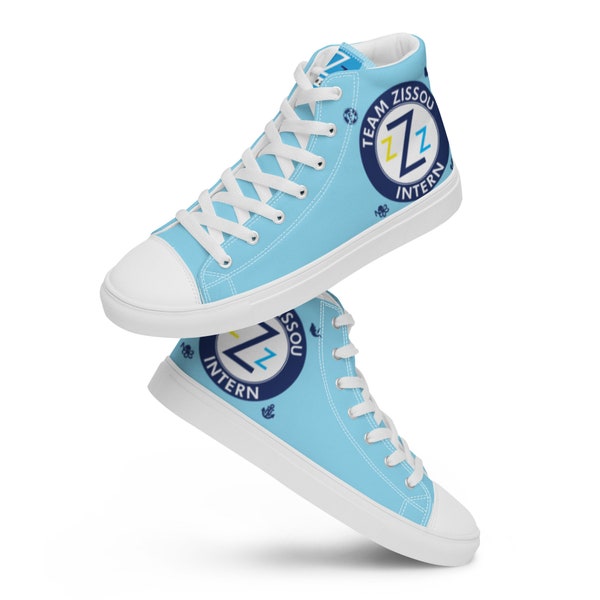 Women’s high top canvas shoes: The Life Aquatic - Intern Standard Issue - Updated Sizes