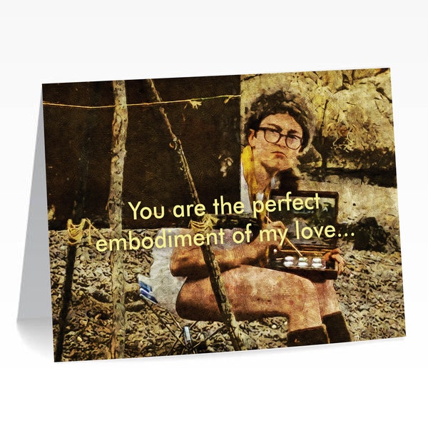 Valentine's card: Romantic portrait - Moonrise Kingdom