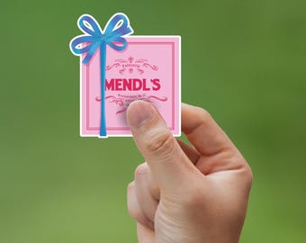 DECAL: Mendl&#39;s Classic Patisserie box - Delicious Wes Anderson Inspired Fan Gift Idea