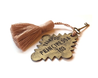 Limited Edition: Palazzo Principessa Hotel Replica Prop Key - Grand Budapest Hotel - Wes Anderson
