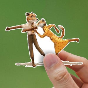 Decal: Let&#39;s Dance All Night Long - Fantastic Mr. Fox - Wes Anderson