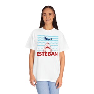 Unisex Comfort Color T-shirt: Esteban Jaguar Shark Attack! - Life Aquatic - Wes Anderson image 8