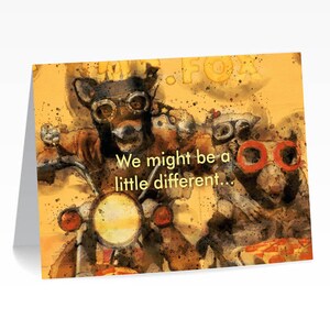 Carte de Saint-Valentin : nous pourrions être différents - Mr Fox