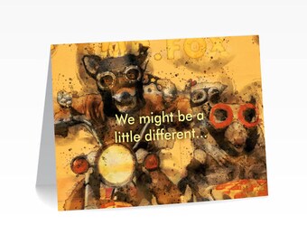 Valentine's Card: We might be different - Mr Fox