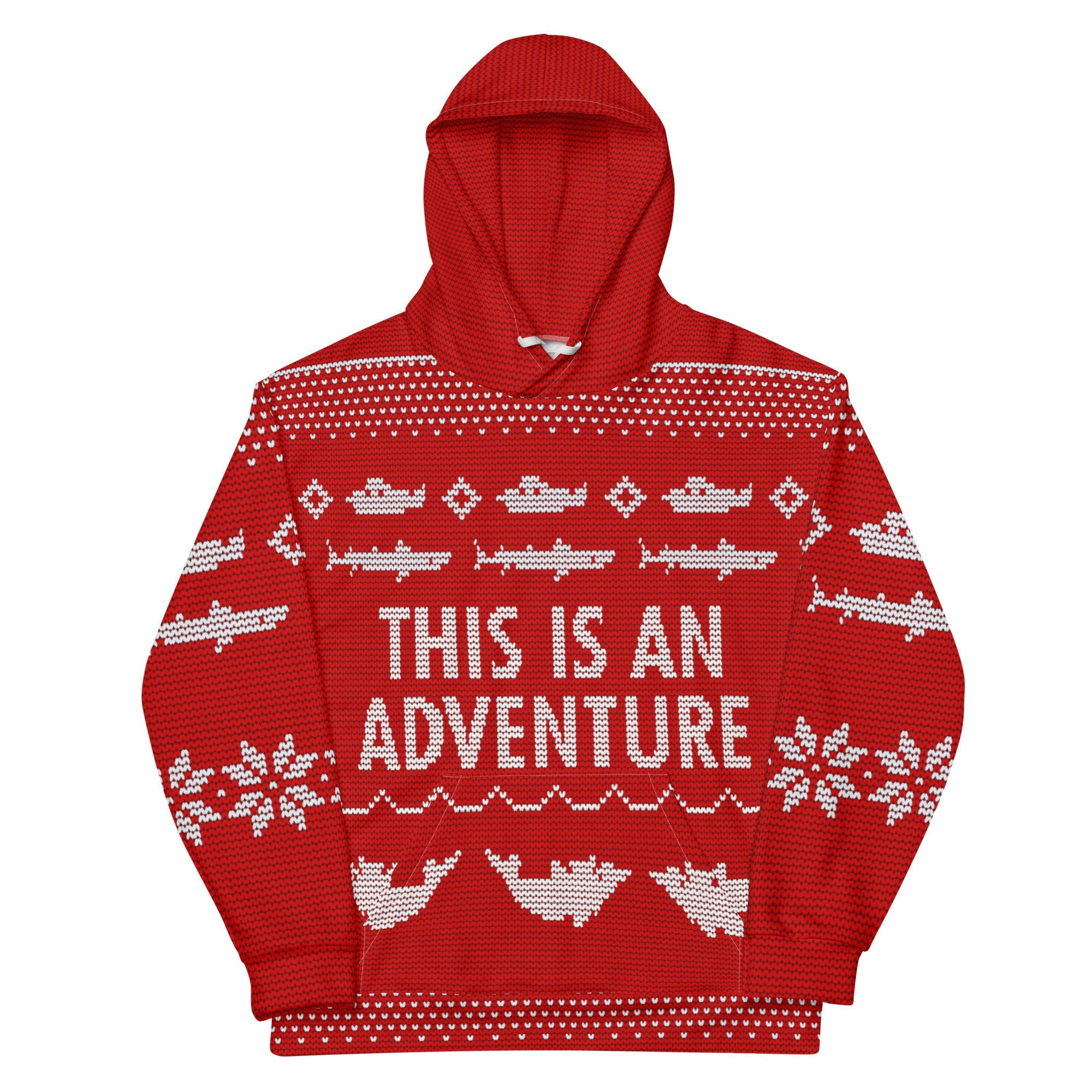 Holiday Ugly Hoodie - the Life Aquatic - Steve Zissou - Unisex - Etsy