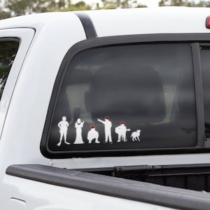 Car Sticker: Klaus Daimler - Silhouette - The Life Aquatic inspired - Wes Anderson