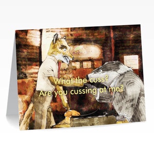 Carte de Saint-Valentin : Je vous aime beaucoup - Mr Fox