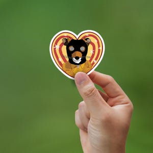 Sticker: Love Mr Fox - Wes Anderson geïnspireerd grappig cadeau sticker fans