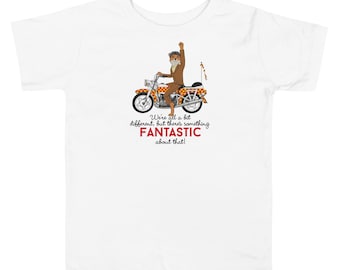 Camiseta infantil de Fox Motorcycle: divertida camiseta de animales para niños