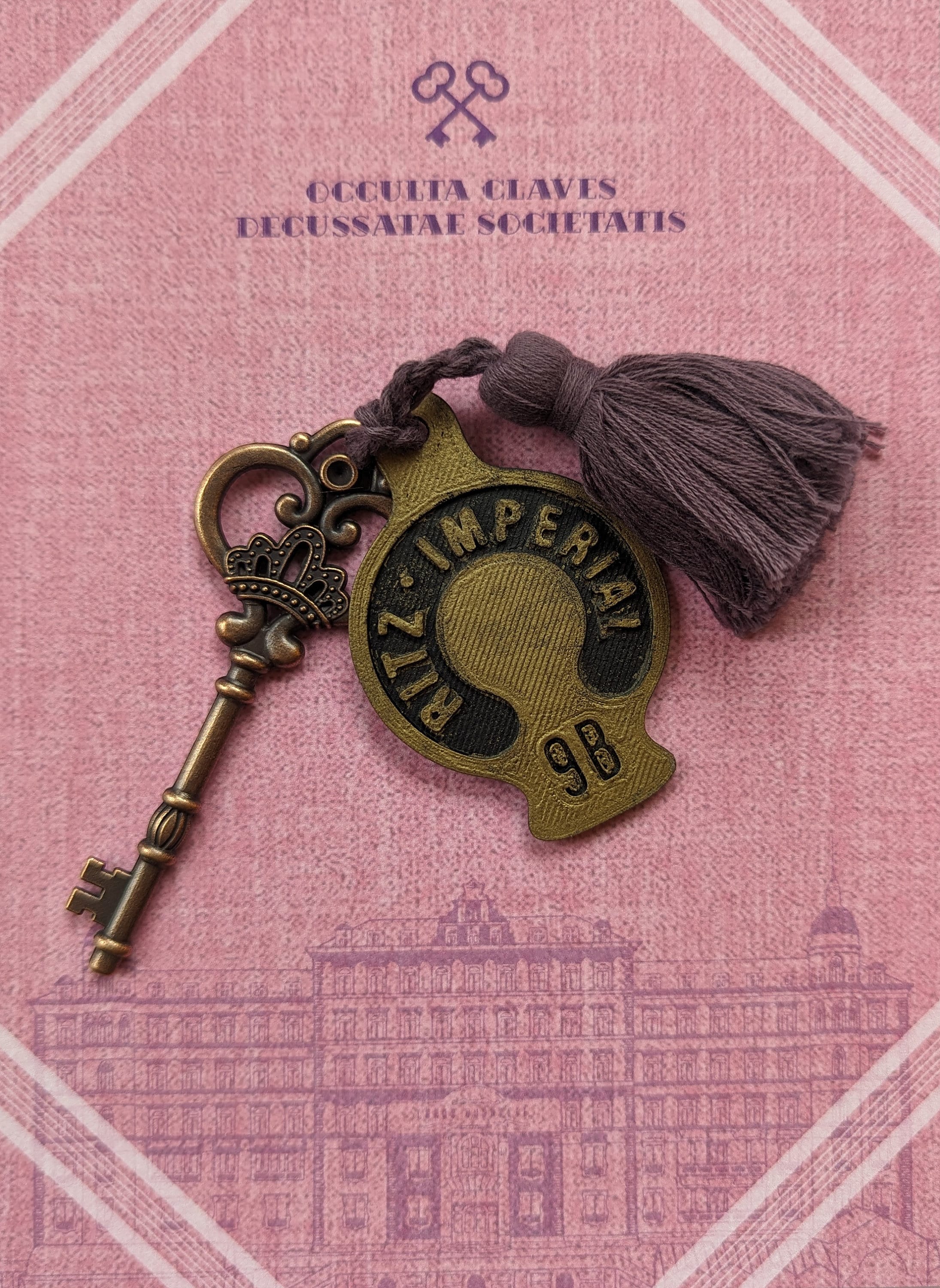 Limited Edition Ritz Imperial Replica Prop Key Grand Budapest Hotel Wes Anderson Etsy