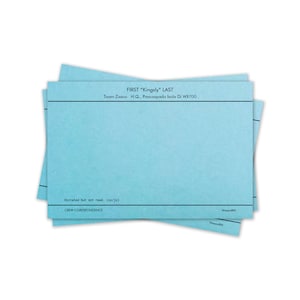12 Postkarten: Team Zissou Custom Correspondence Stock - Life Aquatic - Ein Wes Anderson Film