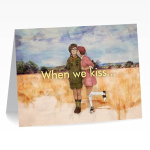 Cartão de Dia dos Namorados: Sam e Suzy Kiss