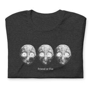 Unisex t-shirt: Friend or Foe - Alien Visitor - Asteroid City - Wes Anderson
